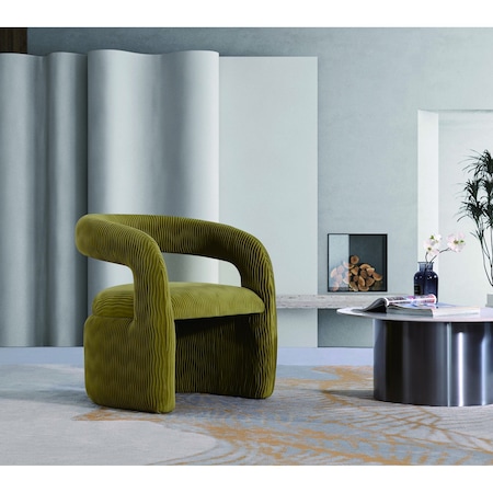 Manhattan Comfort Corvette Dining Chair in Olive Green AC068-OG